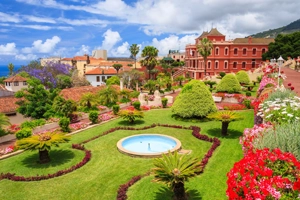 Vista de los jardines del Marquesado de La Quinta Roja